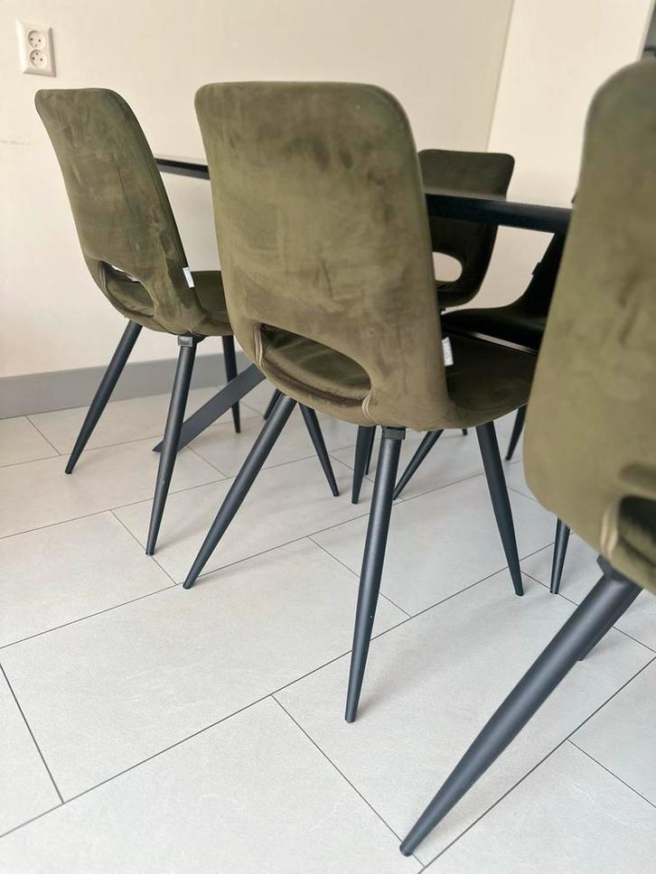 6 Stoelen van Label51, Huis en Inrichting, Stoelen, Zo goed als nieuw, Eén, Stof, Overige kleuren, Ophalen of Verzenden