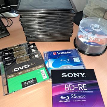 DVD-R Printable + DVD Hoesjes - 25 stuks beschikbaar voor biedingen