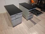 2 Nette Rolcontainers - Bureau/Werkbank kastjes ladekasten, Huis en Inrichting, Kasten | Roldeurkasten en Archiefkasten, Ophalen