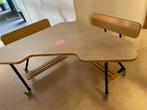 Kinderopvang Tafel met Wieltjes, Kunststof, Gebruikt, 100 tot 150 cm, Tafelblad