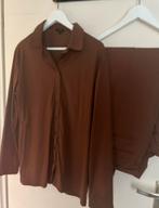 G-Maxx set blouse en broek mt XL, Kostuum of Pak, Maat 42/44 (L), Bruin, Zo goed als nieuw