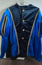 Compleet pietenpak blauw zwart - Stevige kwaliteit L - XL, Diversen, Sinterklaas, Ophalen of Verzenden, Zo goed als nieuw