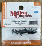 Mc Henry Couplers N Scale Standard Shank Couplers MCH5012, Verzenden, Nieuw, Overige typen, Overige merken
