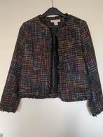 Blazer dames zwart-meerkleurig, H&M, Verzenden, Zwart, Zo goed als nieuw