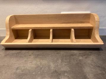 Gruttersbak- nieuw gemaakt - eikenhout- 60 cm - 4 vakken beschikbaar voor biedingen