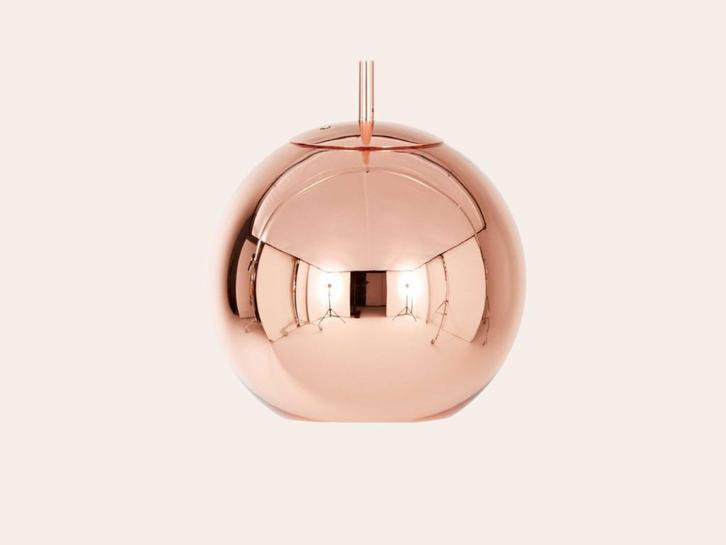 Bij TheReSales: Tom Dixon Copper Shade, Huis en Inrichting, Lampen | Hanglampen, Zo goed als nieuw, Minder dan 50 cm, Kunststof