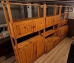 Originele grenenhouten wandkasten jaren 1960/70, Ophalen, Gebruikt