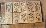Rube en Rutje stempels - Set van 10, Hobby en Vrije tijd, Stempelen, Ophalen of Verzenden, Zo goed als nieuw, Clearstamp