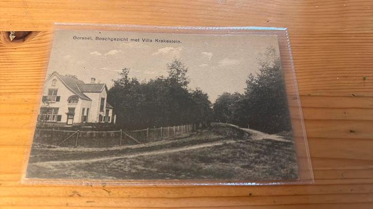 Ansichtkaart Gorssel boschgezicht met villa Krakestein, Verzamelen, Ansichtkaarten | Nederland, Ophalen of Verzenden