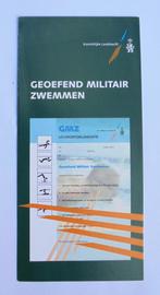 Militaire folder GMZ Geoefend Militair Zwemmer., Ophalen of Verzenden, Landmacht, Nederland, Boek of Tijdschrift