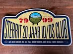 Citroen ID/DS Club Rally Schild Sterrit 1979-1999, Ophalen of Verzenden