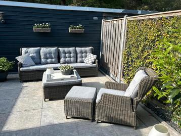 Wicker tuinset Intratuin (verstelbare rugleuning buitenz.). beschikbaar voor biedingen