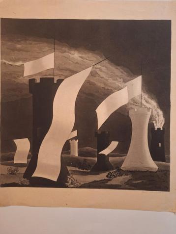 Litho Torens - Toners van Corbeau 1974 beschikbaar voor biedingen