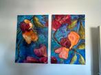 Tweeluik op canvas, Ophalen of Verzenden