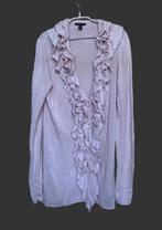 Question? Vest Maat L Licht Roze Ruches Gebreid Linnen, Verzenden, Maat 42/44 (L), Q, Roze