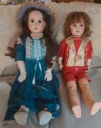 2 poppen pop groot ! Plm. 70 en 80 cm Unis en Steiner, Ophalen of Verzenden, Gebruikt, Pop