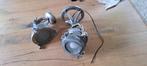 2 zware metalen spotjes, Ophalen of Verzenden, Zo goed als nieuw, Metaal of Aluminium, Plafondspot of Wandspot