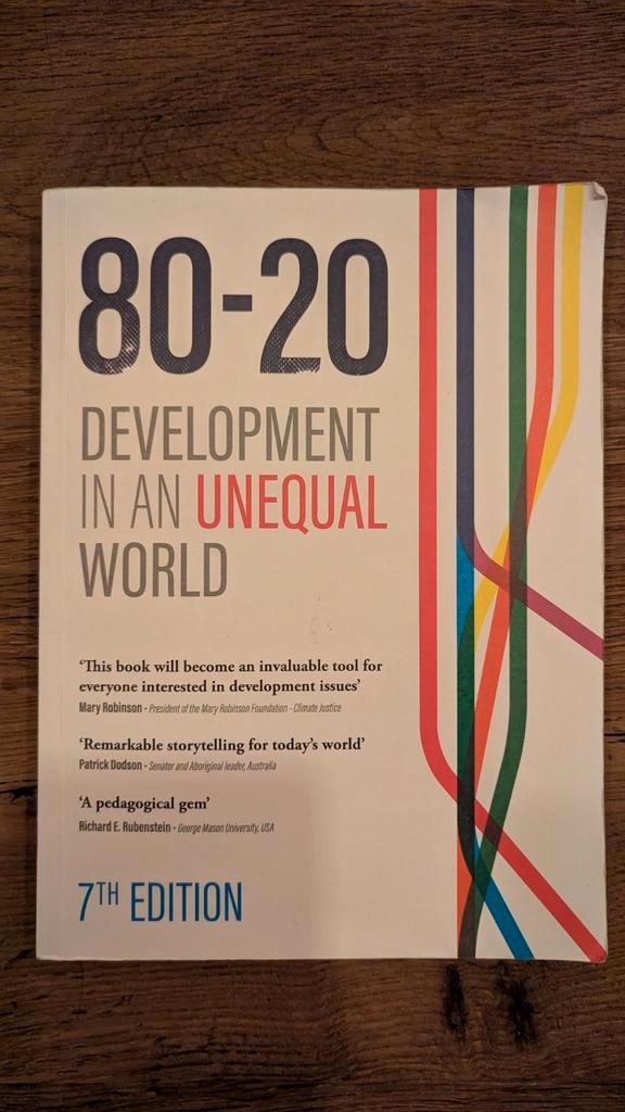 80-20 development in an unequal world, Boeken, Advies, Hulp en Training, Zo goed als nieuw, Ophalen of Verzenden