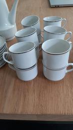 Compleet Pools thee en koffie servies Chodziez wit zilver, Ophalen