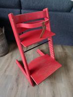 Rode stokke tripp trapp stoel, meegroeistoel, Kinderen en Baby's, Kinderstoelen, Ophalen, Gebruikt, Meegroeistoel