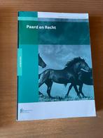 Studieboek Paard en Recht, Boeken, Studieboeken en Cursussen, Ophalen of Verzenden, Beta, Zo goed als nieuw, HBO