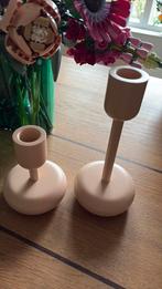 Iittala set nieuw Napulla kandelaar poederroze (powder), Ophalen of Verzenden, Nieuw, Overige materialen, Minder dan 25 cm