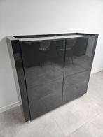 Design kast donker grijs 135 x 45 x 127cm, Ophalen, Gebruikt