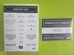 Keeping Tabs Stempelset + Stansenset Stampin Up NIEUW, Ophalen of Verzenden, Nieuw, Clearstamp