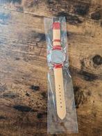 Nieuw rood quartz horloge hh, Geneva platinum, Onbekend, Nieuw, Ophalen of Verzenden