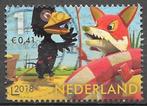 Nederland: kinderzegel fabeltjeskrant uit 2018, Postzegels en Munten, Postzegels | Nederland, Na 1940, Ophalen of Verzenden, Gestempeld