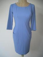MOQ Mooie travelstof jurk maat 36 / S, Kleding | Dames, Jurken, Blauw, Zo goed als nieuw, Nederland, Maat 36 (S)