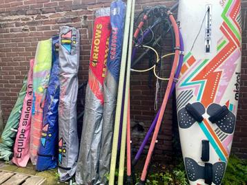 Funboard Mistral Shredder + 7 zeilen / 3 masten / 3 gieken beschikbaar voor biedingen