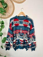 Vintage aztec print wolmix herentrui XL, Ophalen of Verzenden, Zo goed als nieuw, Maat 56/58 (XL), Vintage