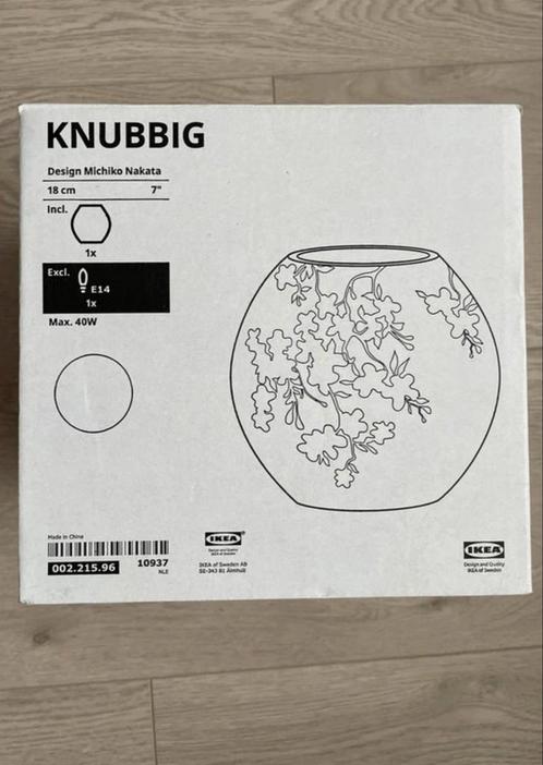 Bloemenlampje Knubbig - IKEA, Huis en Inrichting, Lampen | Losse lampen, Zo goed als nieuw, 30 tot 60 watt, E14 (klein), Soft of Flame