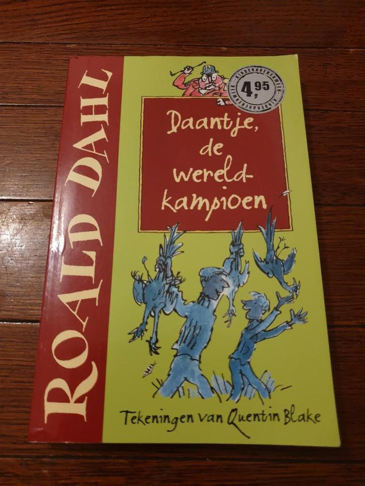 Roald Dahl - Daantje, de wereldkampioen, Boeken, Kinderboeken | Jeugd | onder 10 jaar, Zo goed als nieuw, Fictie algemeen, Ophalen of Verzenden