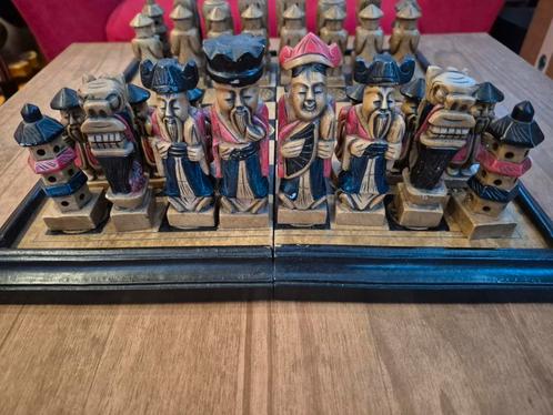 Chinees natuurstenen schaakspel, Antiek en Kunst, Kunst | Niet-Westerse kunst, Ophalen of Verzenden