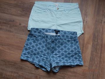 2 shortjes mt 36 beschikbaar voor biedingen