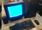 Vintage IBM Netvista tower, compleet, Win 98 inc CRT monitor, Computers en Software, Vintage Computers, Ophalen, IBM