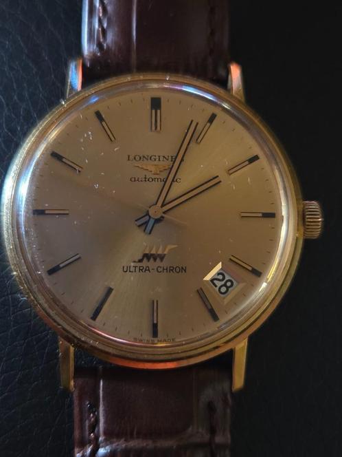 Longines Ultra-Chron Automatic – 18K Goud – Vintage, Sieraden, Tassen en Uiterlijk, Horloges | Antiek, Polshorloge, Longines, Goud
