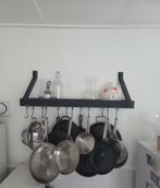 Ijzeren Pannenrek, Ophalen, Zo goed als nieuw, Zwart, Minder dan 100 cm