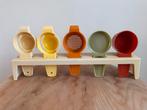 Vintage Tupperware Maatschepjes Jaren 60, Ophalen of Verzenden, Gebruikt, Groen, Overige typen