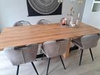 6 eetkamerstoelen taupe, Huis en Inrichting, Stoelen, Ophalen, Zo goed als nieuw, Overige kleuren, Vijf, Zes of meer stoelen