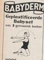 Retro reclame 1964 Mijnhardt Babyderm met 3 boeken, Verzamelen, Verzenden, Overige typen