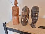 Afrikaanse beeldjes, Antiek en Kunst, Kunst | Beelden en Houtsnijwerken, Ophalen