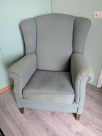 Vintage oorfauteuil uit Frankrijk, Huis en Inrichting, Fauteuils, Ophalen, Gebruikt, Minder dan 75 cm, 75 tot 100 cm