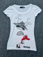Love Moschino shirt naat S, Ophalen of Verzenden, Zo goed als nieuw, Wit, Korte mouw