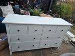 Ikea hemnes 3 ladekast / commode wit, Huis en Inrichting, Kasten | Ladekasten, Ophalen, 100 tot 150 cm, 5 laden of meer, Zo goed als nieuw