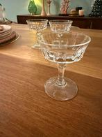 Antieke Kristallen Advocaat Glazen, Ophalen of Verzenden, Gebruikt, Borrel- of Shotglas