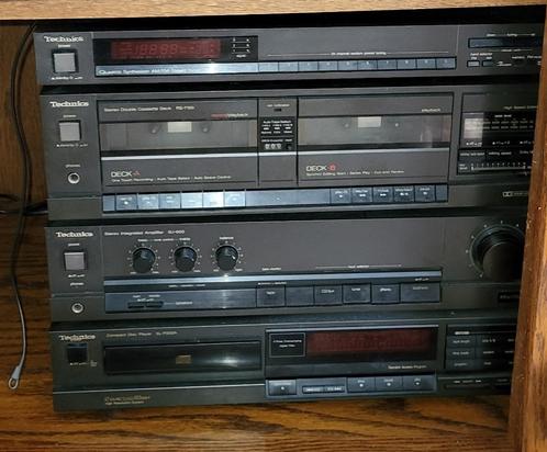 Stereotoren: vintage matched Technics-set, Audio, Tv en Foto, Radio's, Gebruikt, Radio, Met cd-speler, Ophalen