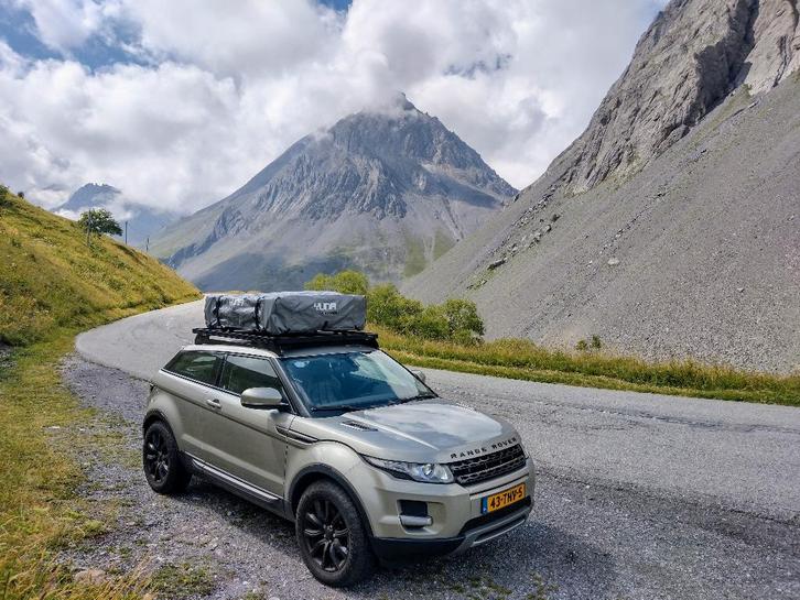 Range Rover Evoque TD4 4WD offgrid yuna daktent, Auto's, Land Rover, Particulier, 4x4, ABS, Airbags, Airconditioning, Alarm, Bluetooth